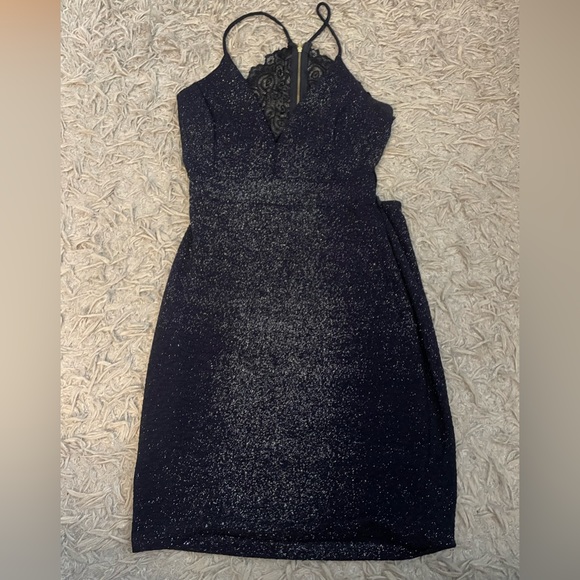 Sparkly navy blue dress! - Picture 4 of 4